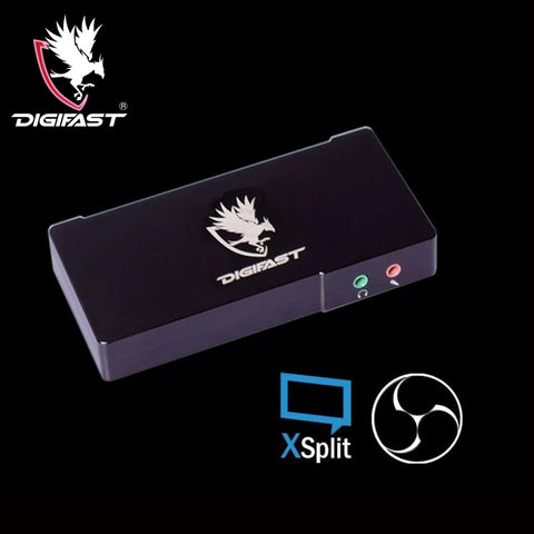 Digifast Orion、フルHD 1080p @ 60hz、プラグアンドプレイをサポートし、高い互換性、遅延なしのライブストリーミングビデオキャプチャデバイス