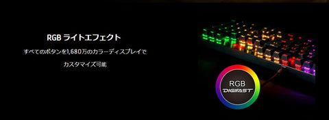 Digifast LK42 メカニカル RGB ゲーミング キーボード, カスタマイズ