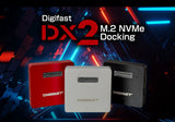Digifast M.2 NVMe SSD ドッキングベース, USB3.2 GEN2 Type-C (10 Gbps), ポータブルデザイン - シルバー